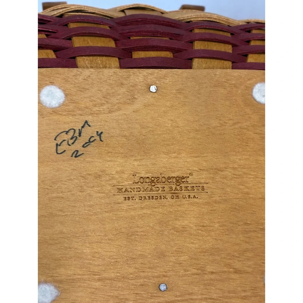 Longaberger Christmas Collection 2004‎ Get-Together Basket Liner Protector Brass